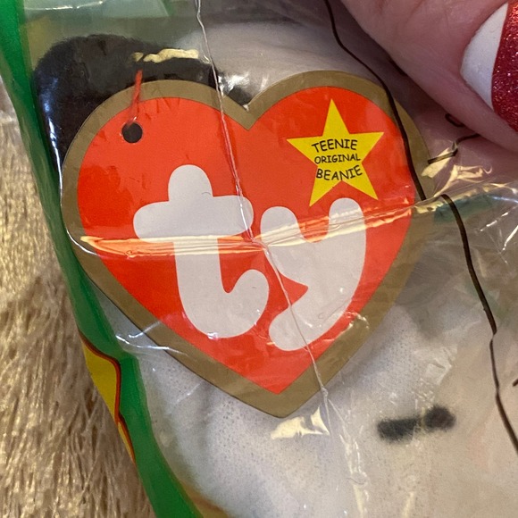 🐾 RARE Ty Beanie Baby DOTTY & UNOPENED TEENIE DOTTY - both have TAG ERRORS! 🐾 - Picture 11 of 16